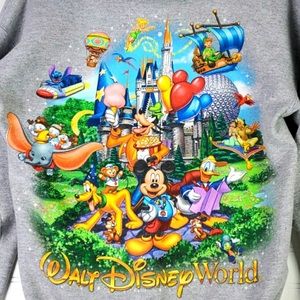 Vintage Walt Disney World Zip Up Hoodie